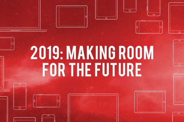 Signage for 2019 making room for the future