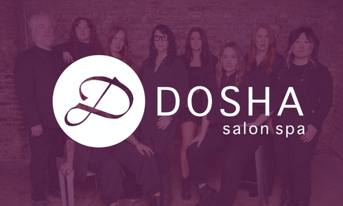 image of the dosha creative team with the Dosha logo overlayed