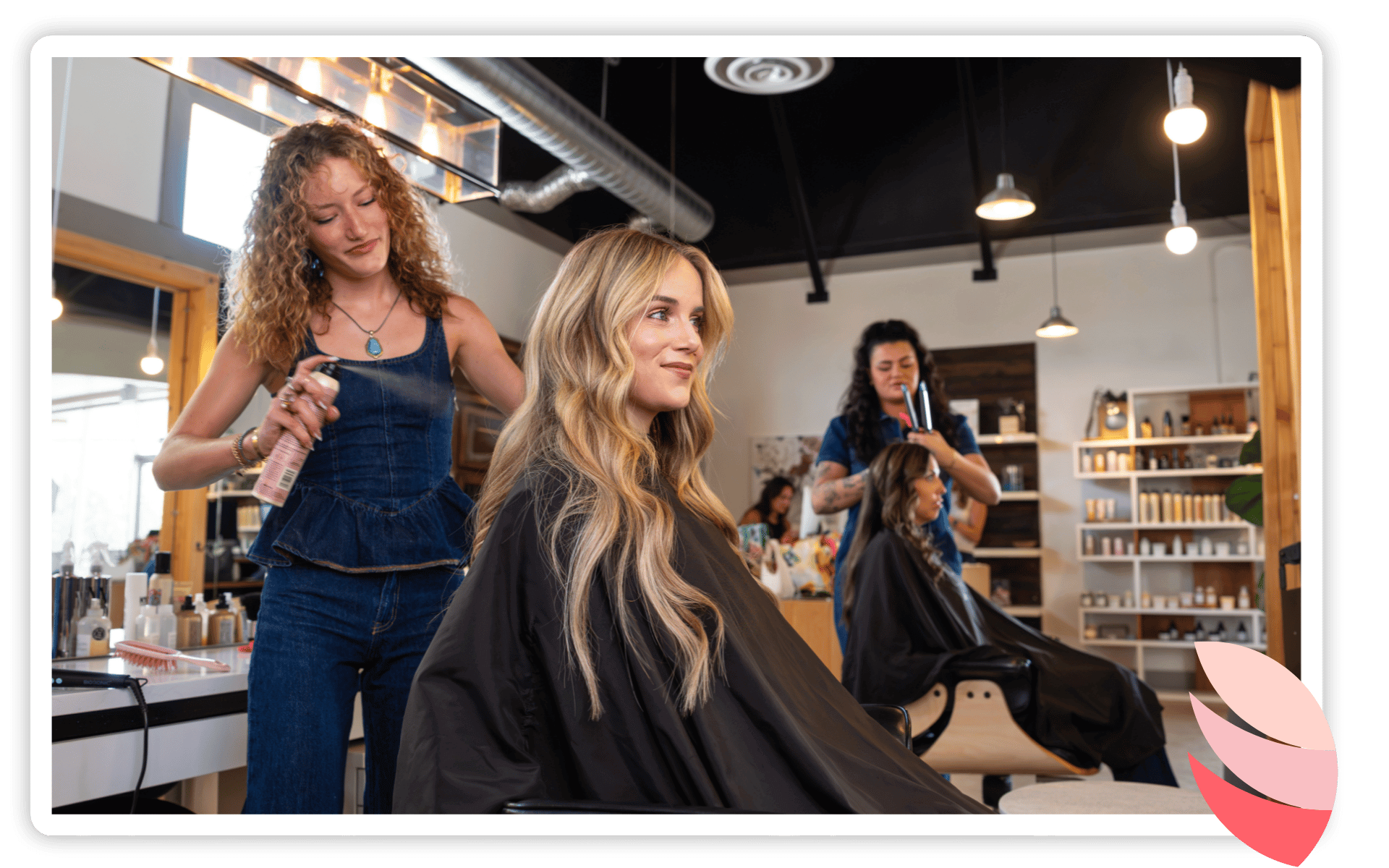 woman in a salon