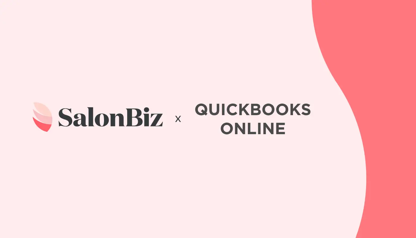 SalonBiz and Intuit Quickbooks collaboration logos