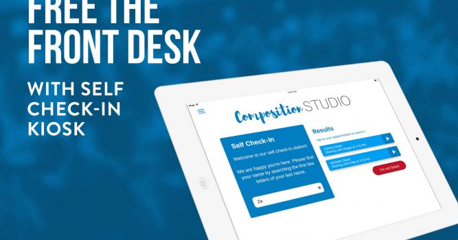 Showing the ease of check in through mobile devices
