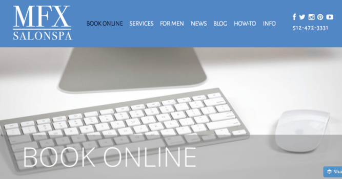 Salon Software tools - Online booking