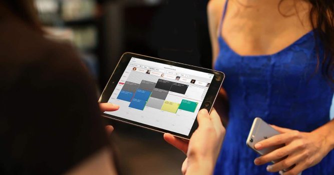 Salon Software Front desk ipad app